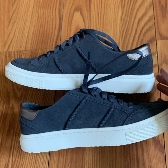 Ugg Suede Navy Blue Sneakers - Picture 6 of 6